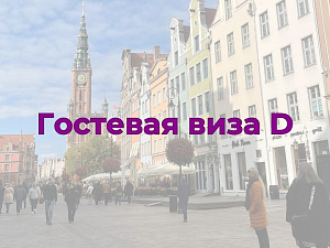 Гостевая виза D в Польшу